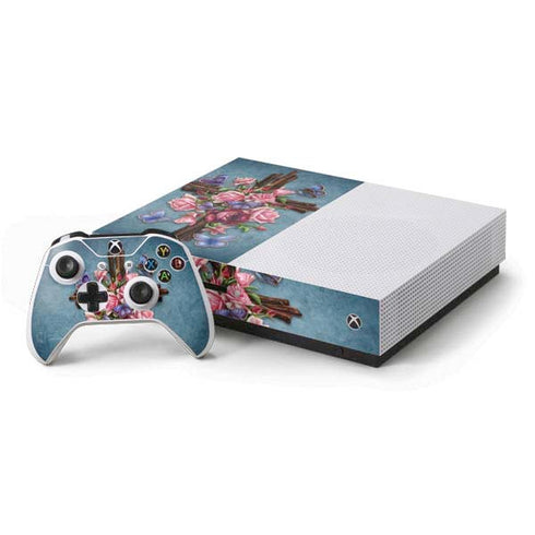 Flower Cross by Brigid Ashwood Xbox One Skins